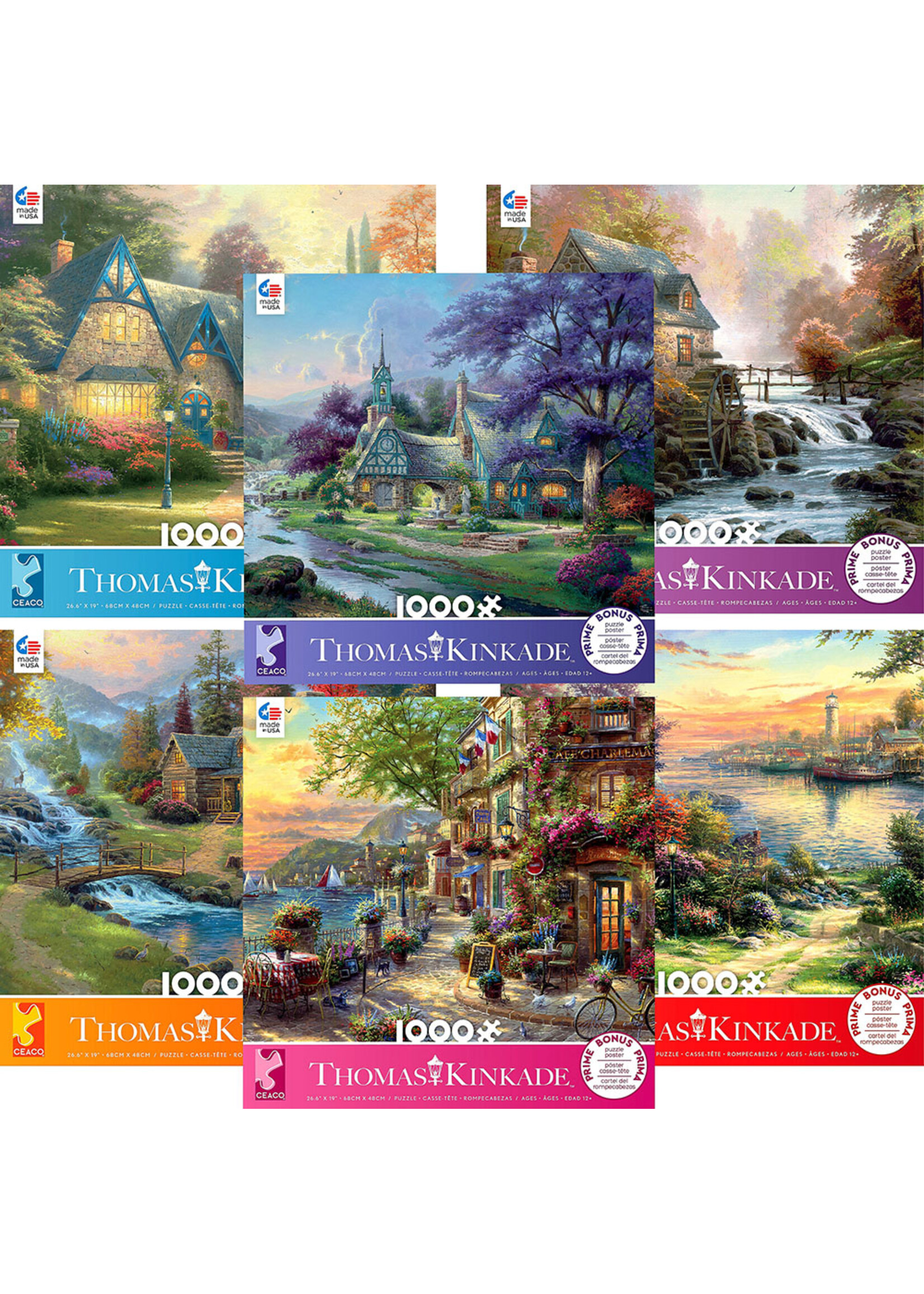 Ceaco CEA3310 Thomas Kinkade Assorted (1000pc)