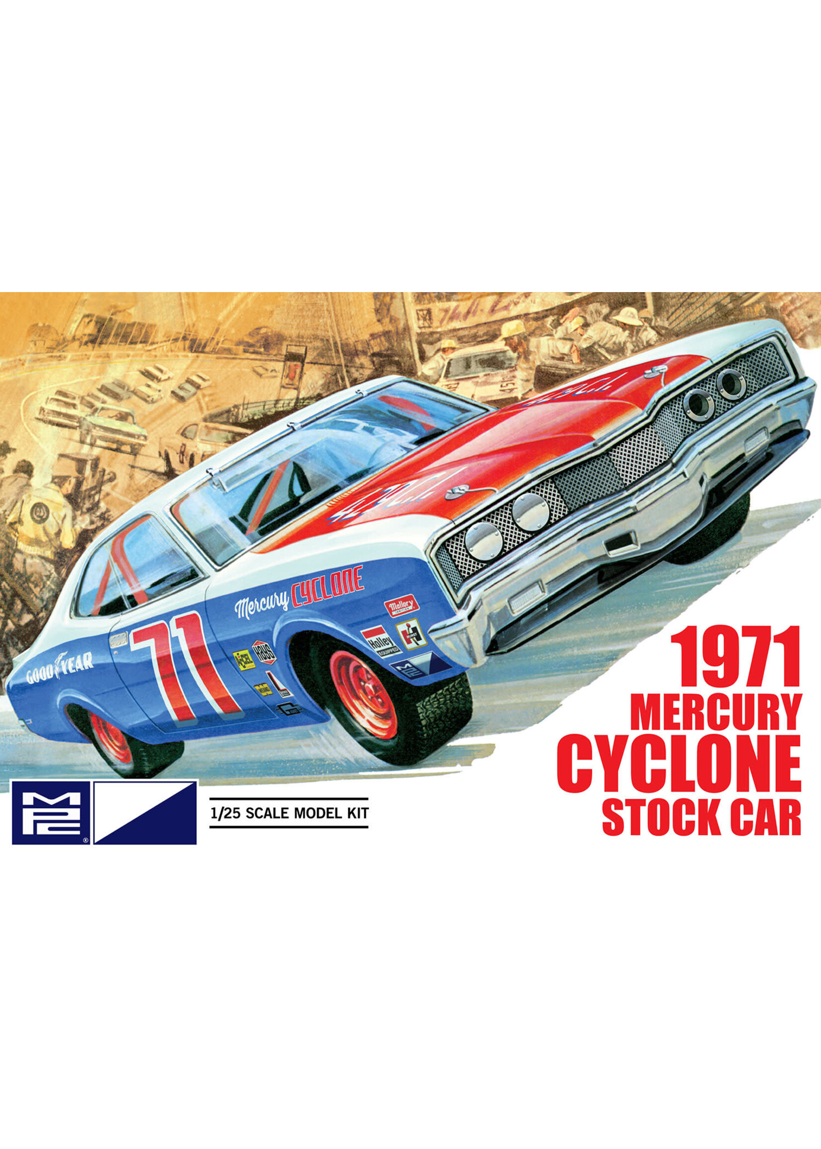 MPC MPC1023 1971 Mercury Cyclone Stock Car (1/25)