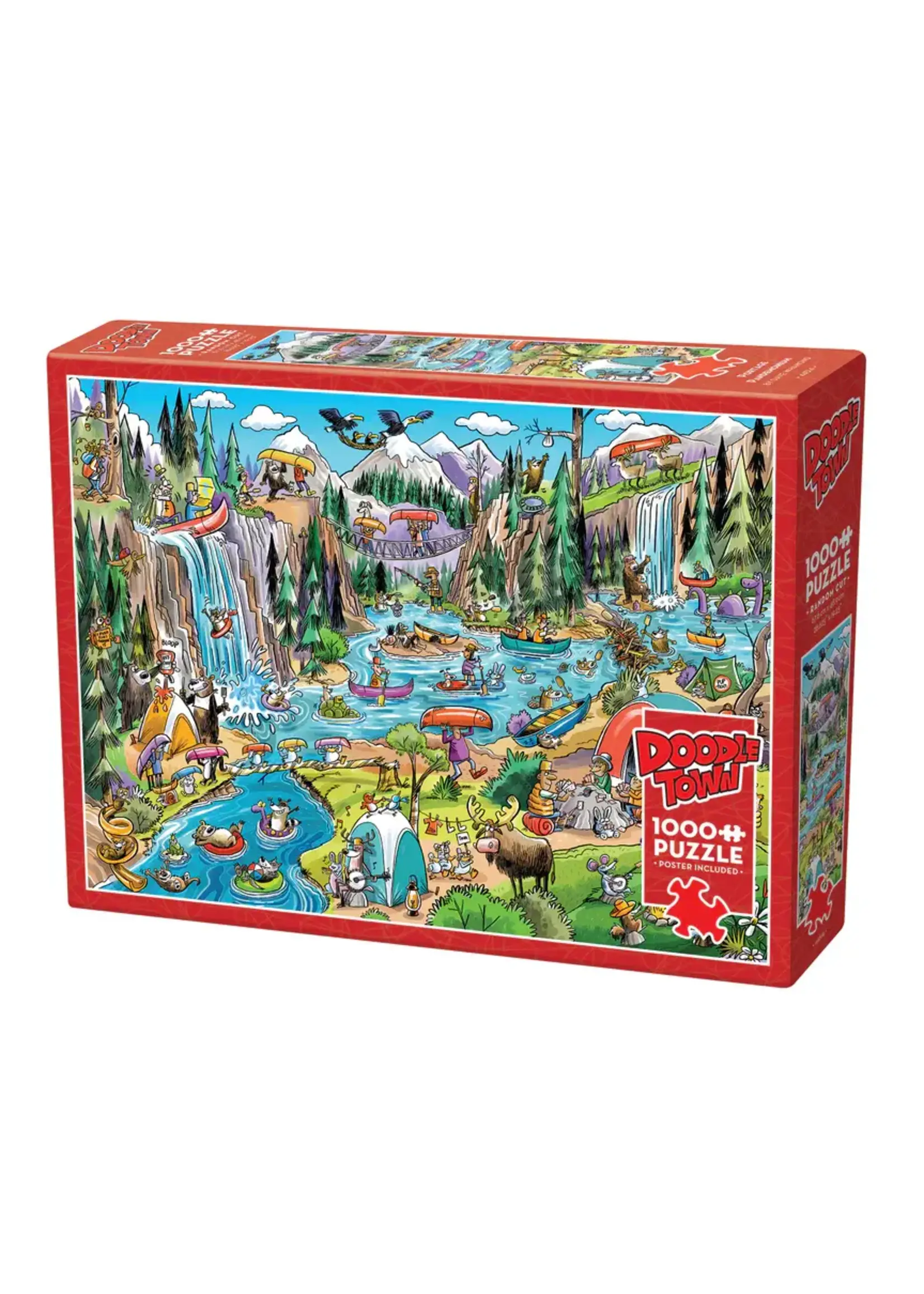 Cobble Hill CH44514 Doodle Town Portage Pandemonium (Puzzle1000)