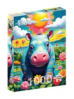 Enjoy Puzzle E2152 Sunny Hippo (Puzzle1000)