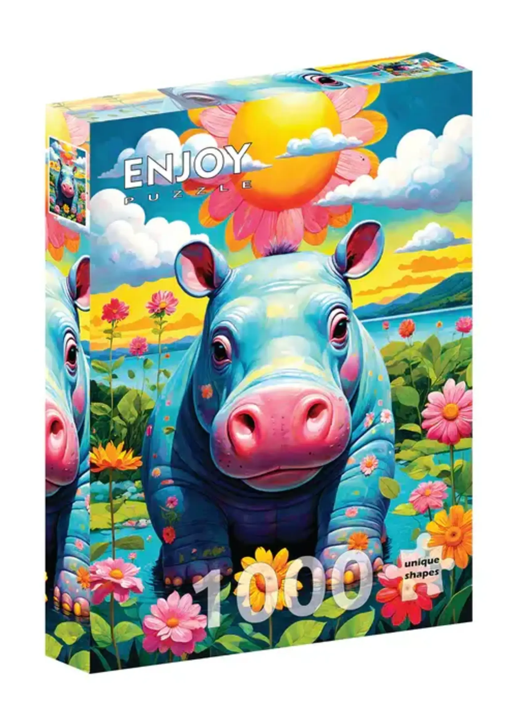 Enjoy Puzzle E2152 Sunny Hippo (Puzzle1000)