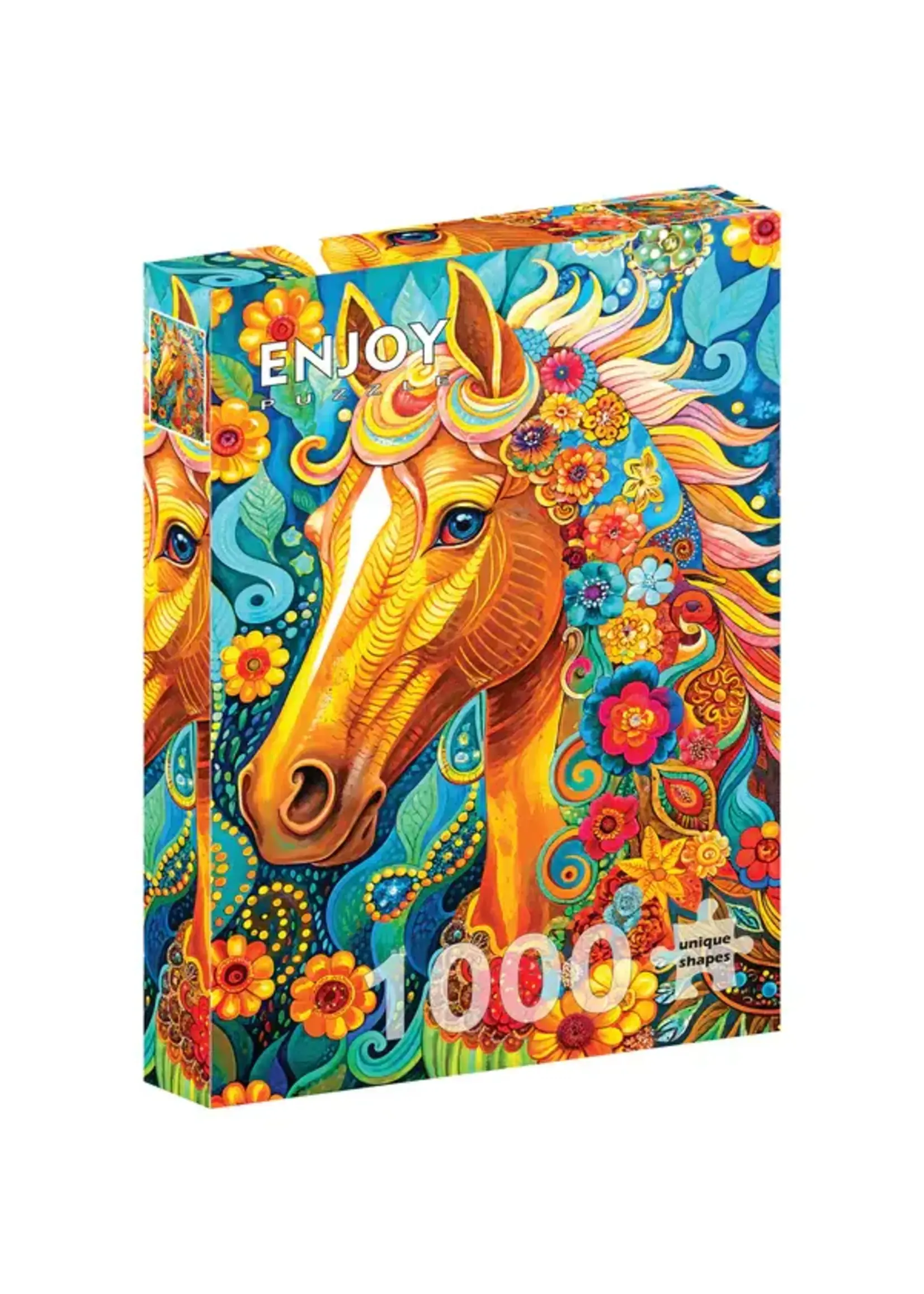 Enjoy Puzzle E2256 Blooming Mane (Puzzle1000)