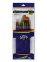 Gold Taklon Brush Set (10pc)