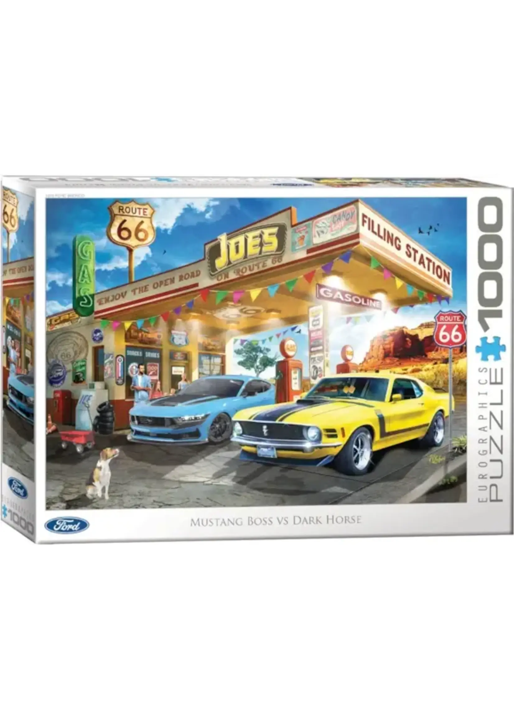 Eurographics EUR6145 Mustang Boss vs Dark Horse (Puzzle1000)
