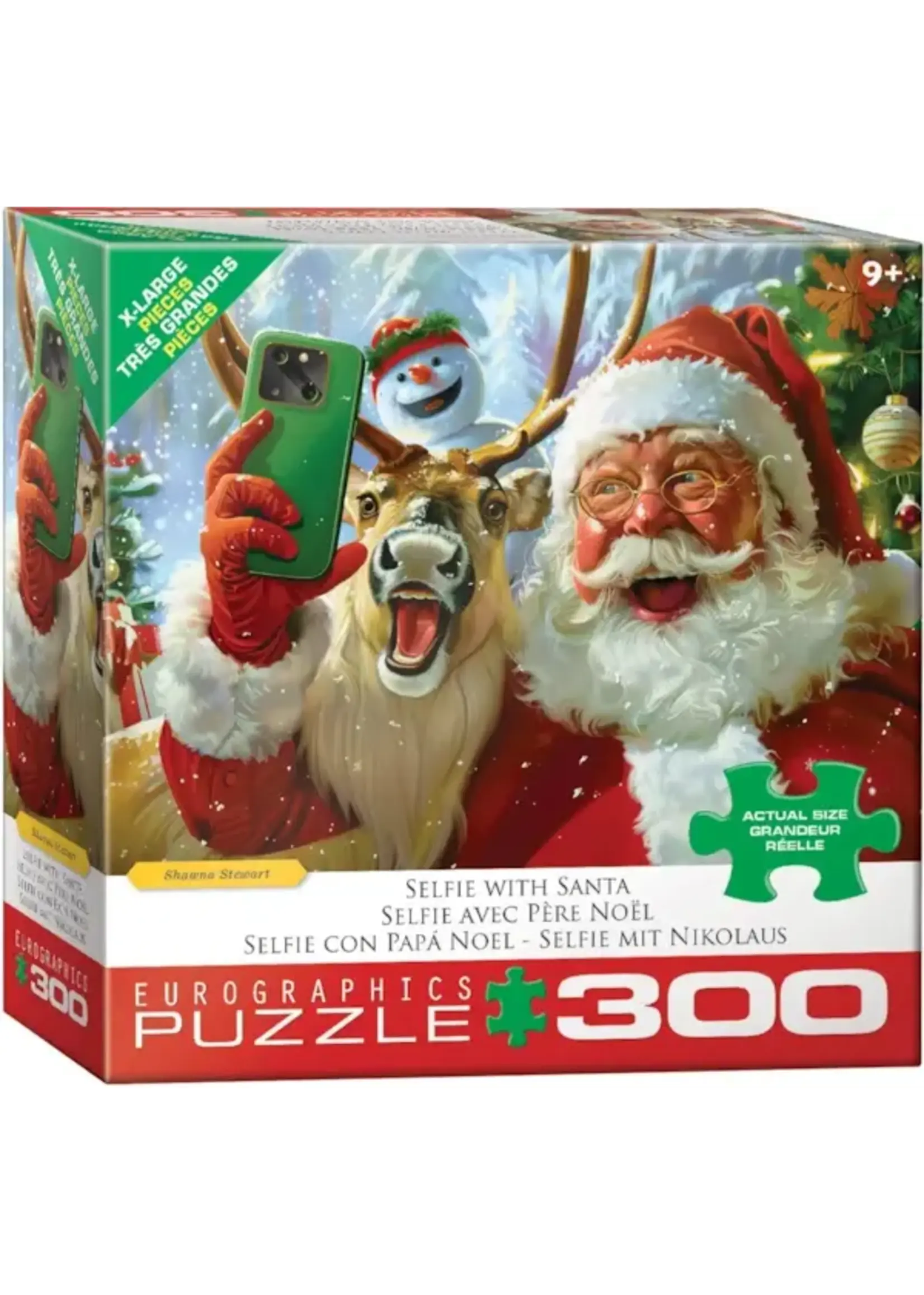 Eurographics EUR83006080 Selfie with Santa (Puzzle300)