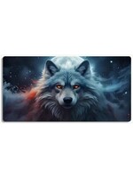 Mouse Pad 12x24 Inch Stardust Wolf