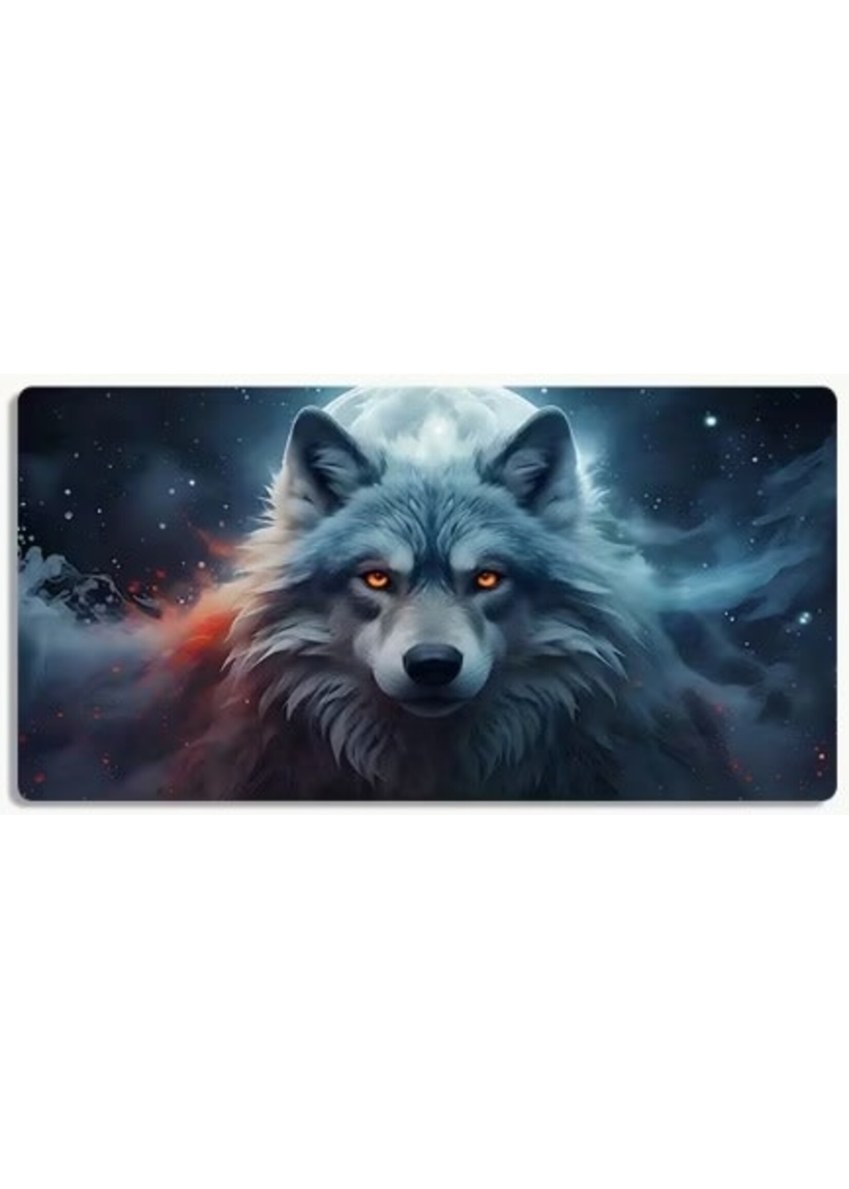 Mouse Pad 12x24 Inch Stardust Wolf