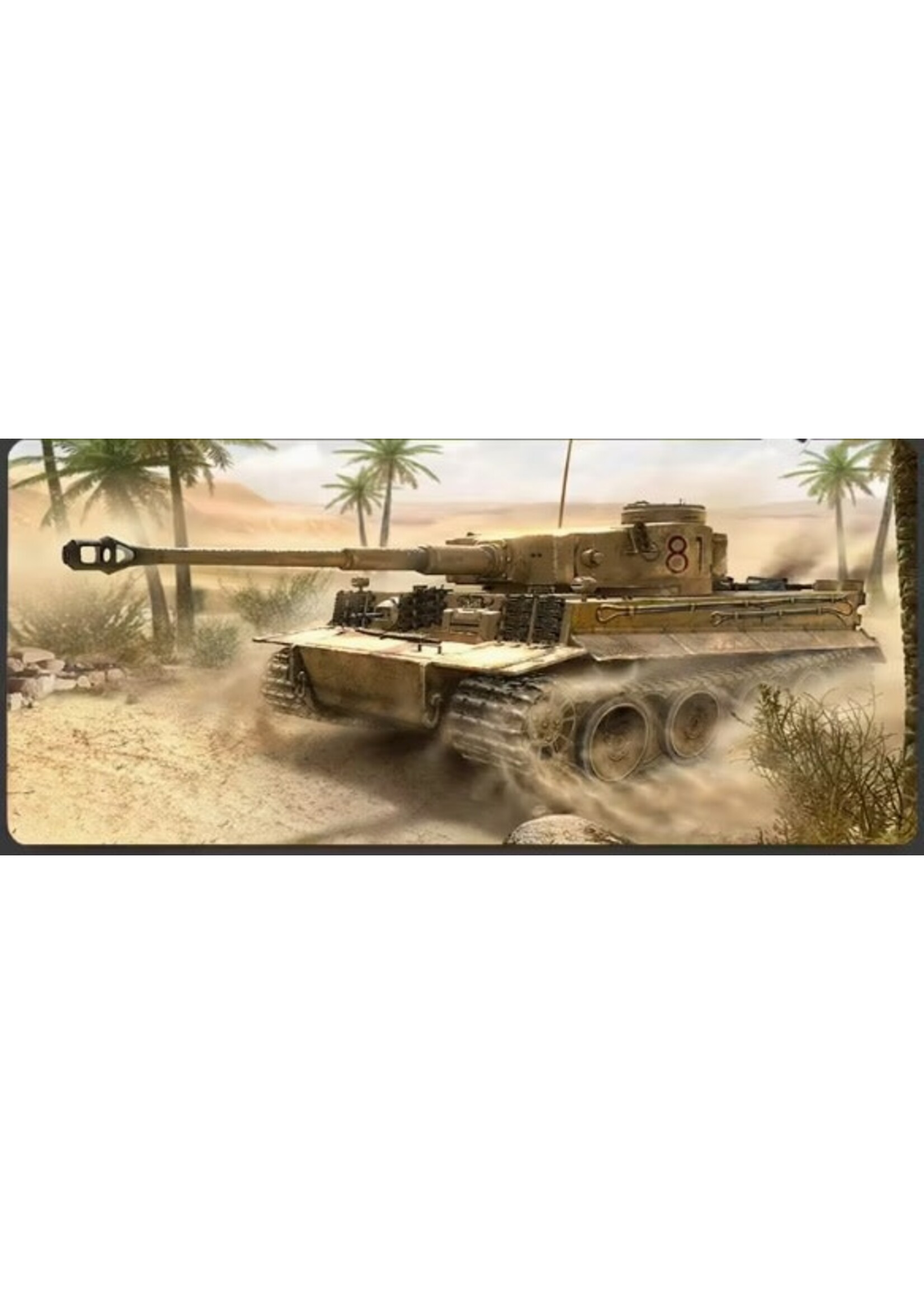 Mouse Pad 12x28 Inch German Tank