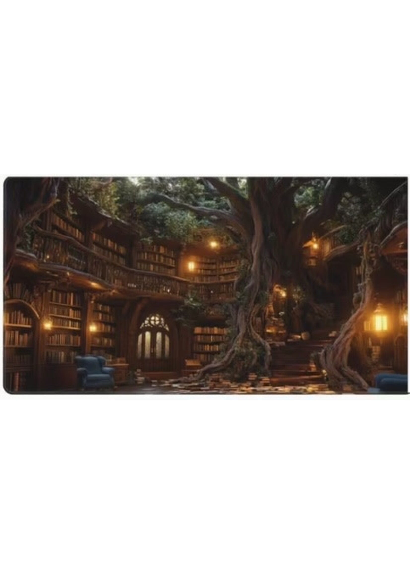 Mouse Pad 12x24 Inch Magic Library