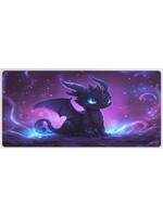 Mouse Pad 12x24 Inch Purple Dragon