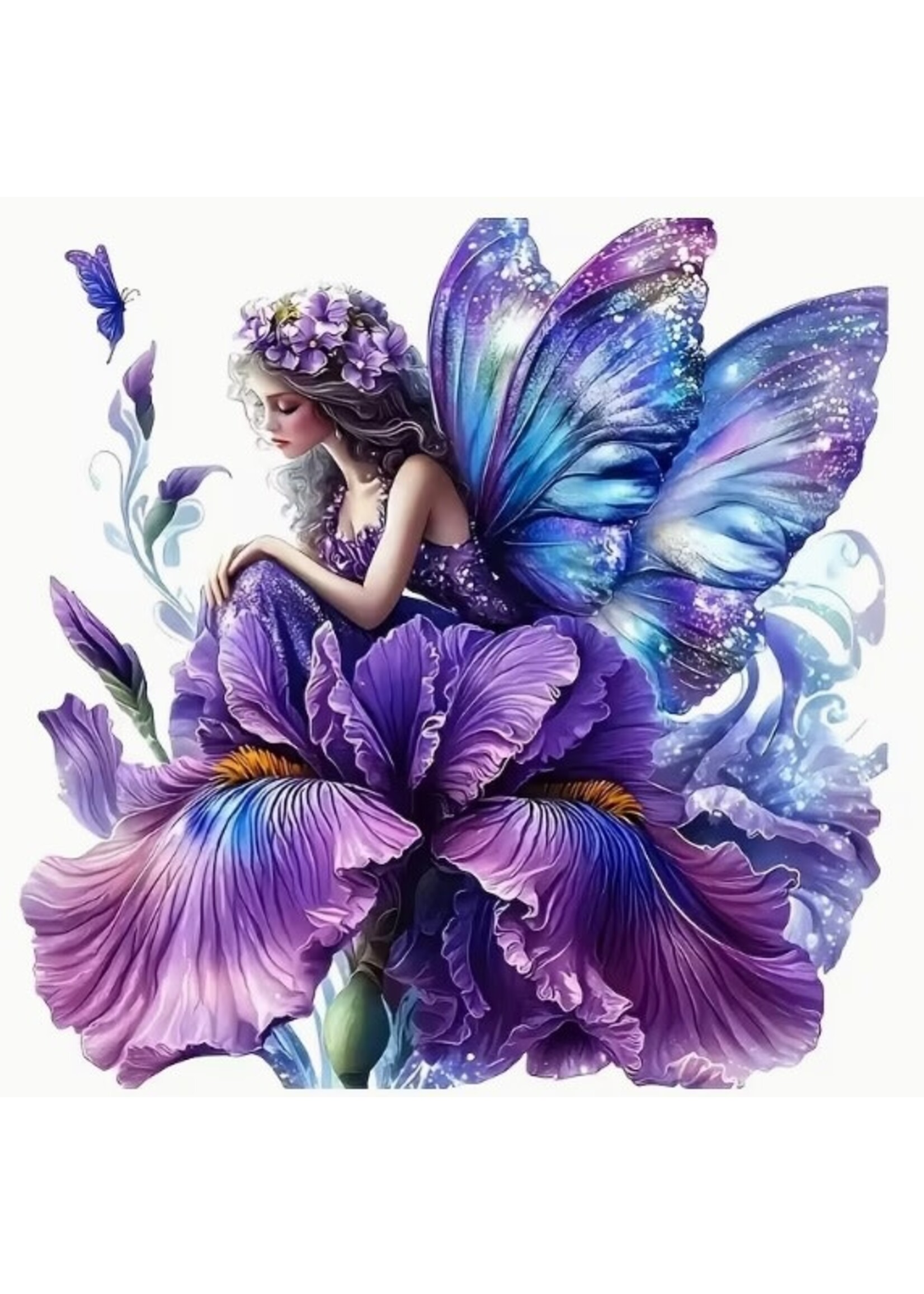 Sticker Fairy Princess & Flowers