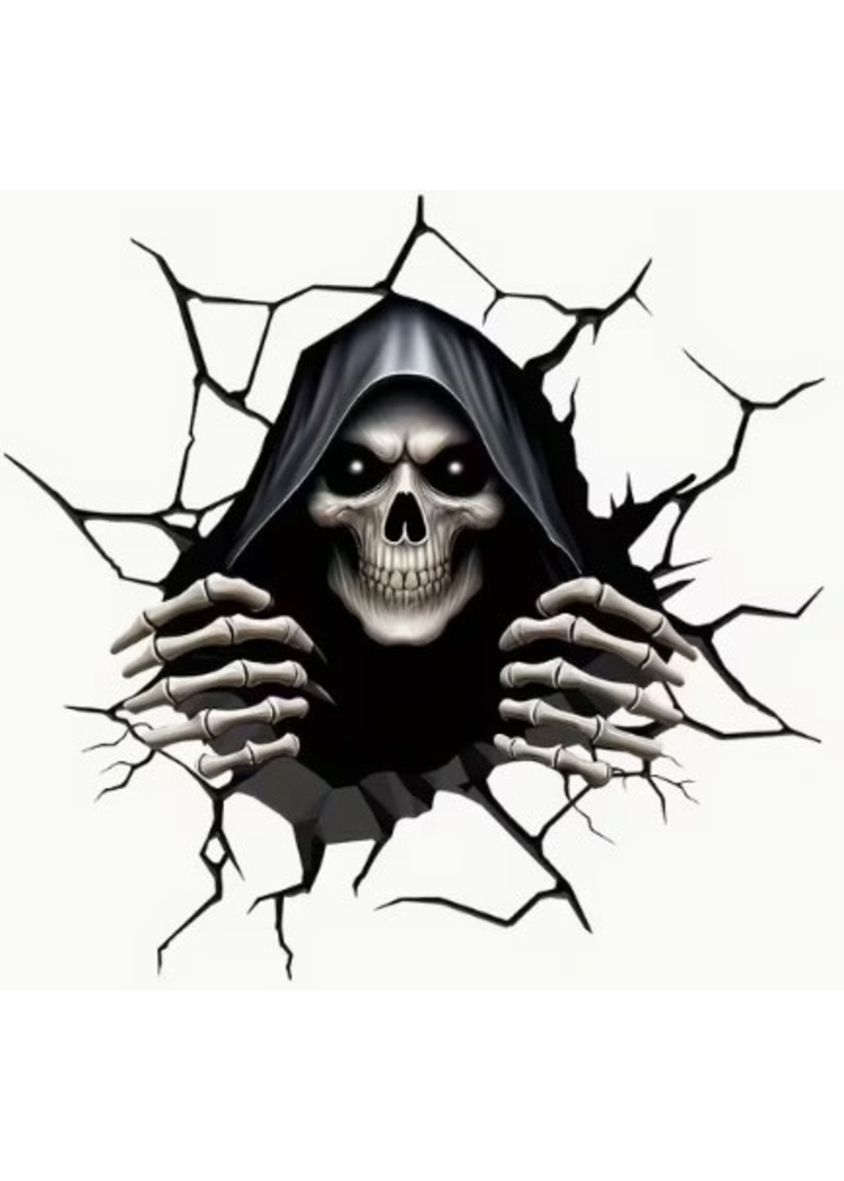 Sticker Horror Skull