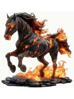 Sticker Flame Horse