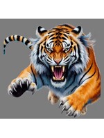 Sticker Leaping Tiger