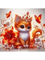 Sticker Glitter Kitten