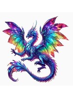 Sticker Rainbow Prism Dragon