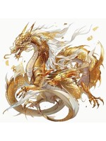 Sticker Gold Dragon