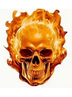 Sticker Flame Skull
