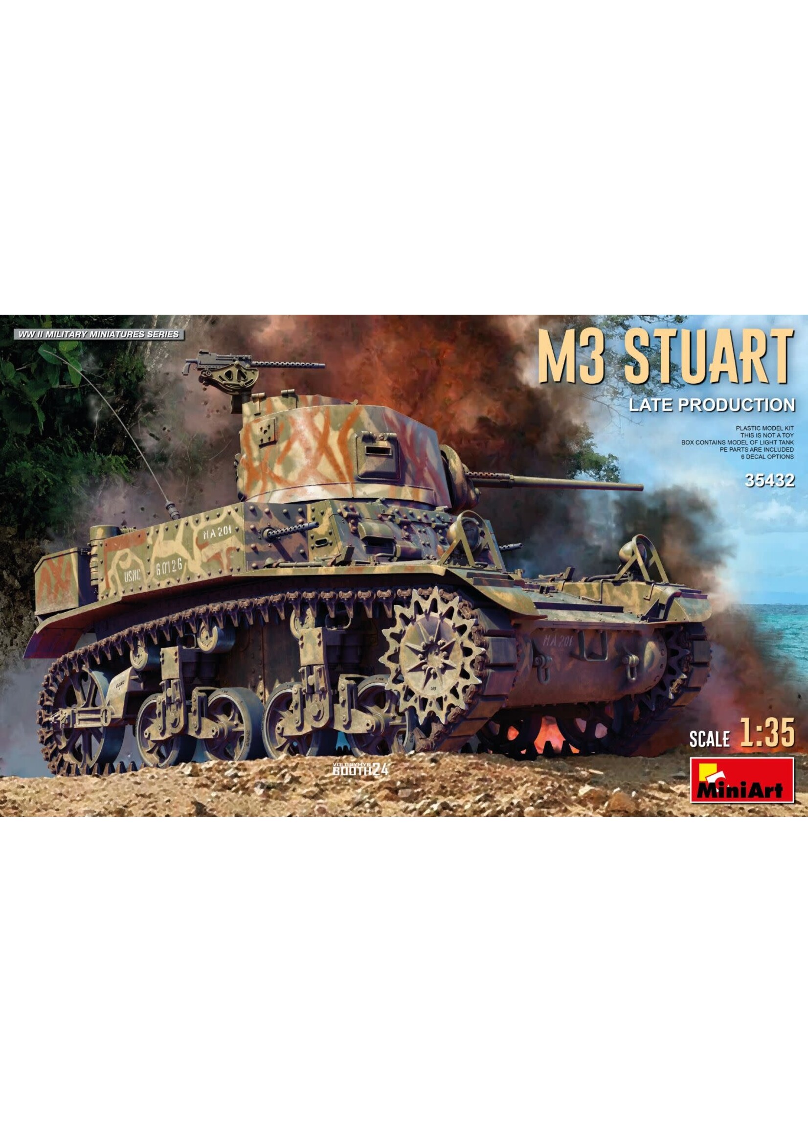 MiniArt MIART35432 M3 Stuart Light Tank Late (1/35)