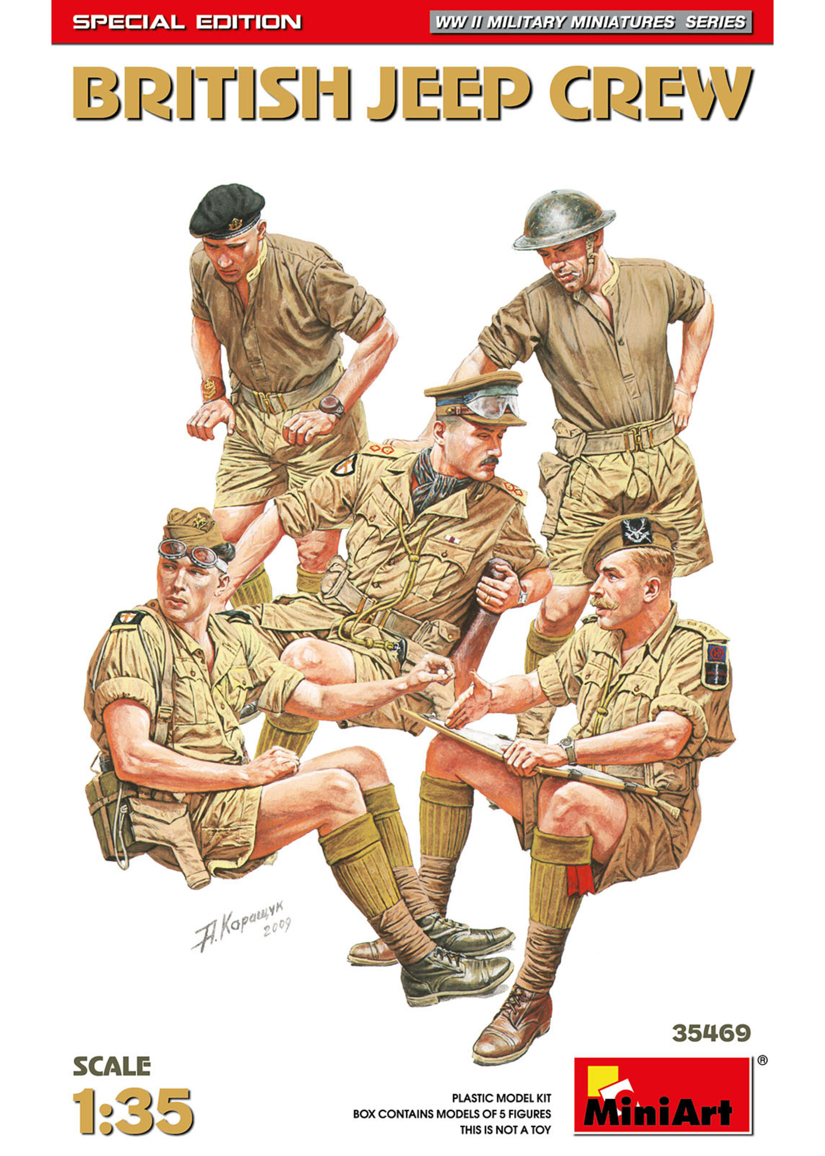 MiniArt MIART35469 British Jeep Crew (1/35)