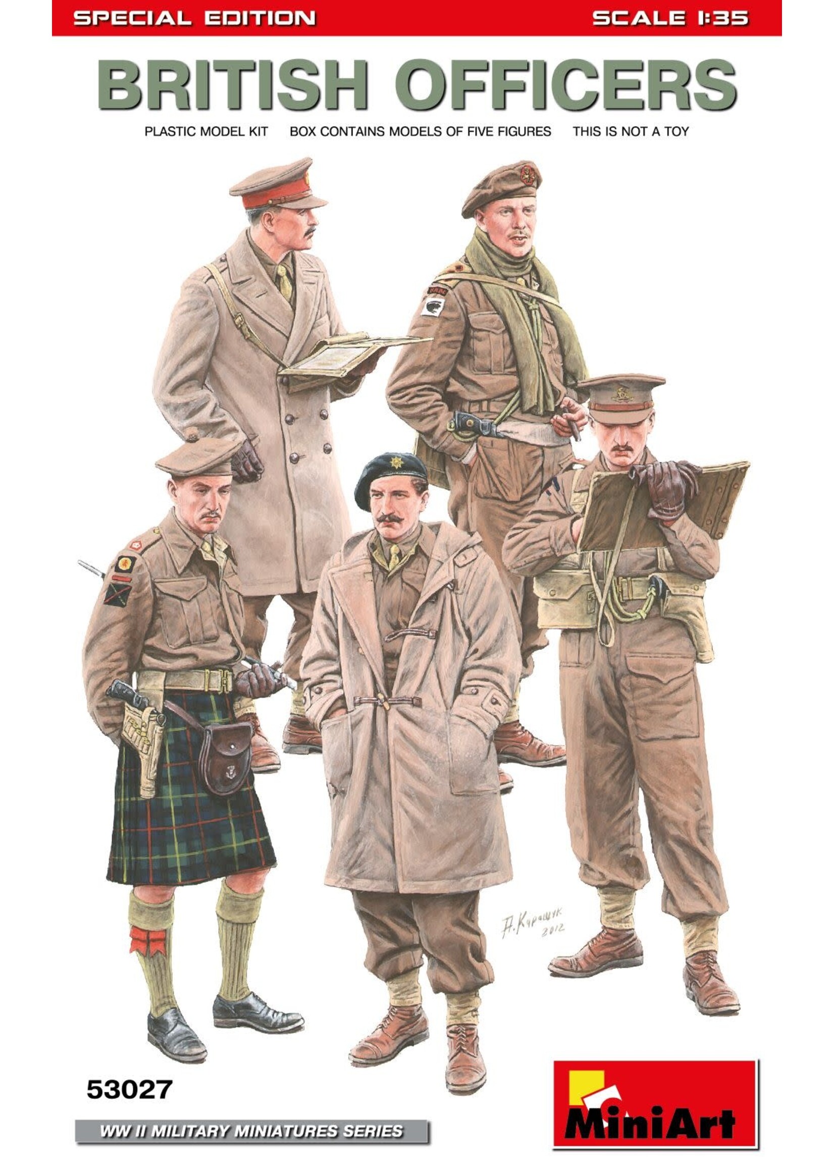 MiniArt MIART53027 British Officers (1/35)
