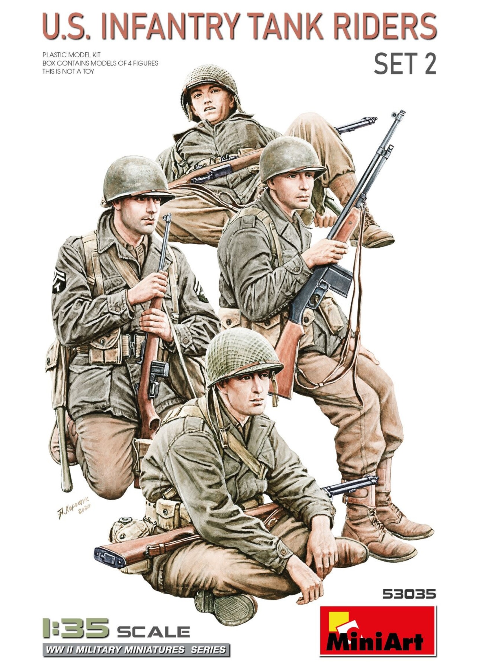 MiniArt MIART53035 US Infantry Tank Riders Set #2 (1/35)