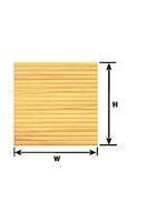 Plastruct PLA91535 Styrene 1/16 Wood Planking Sheet