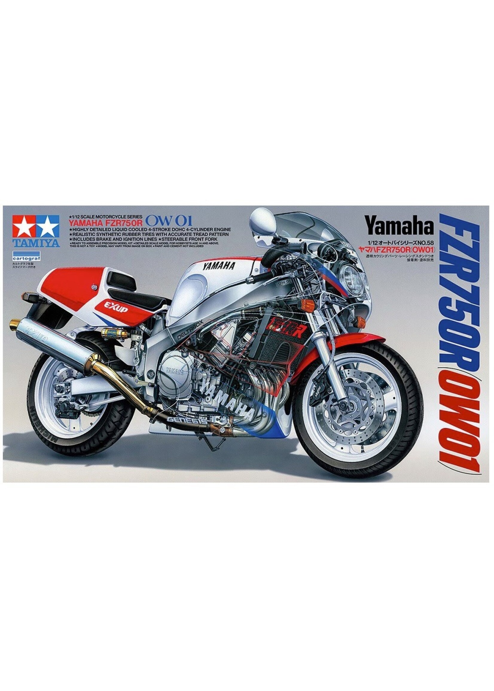 Tamiya TAM14058 Yamaha FZR750R (1/12)