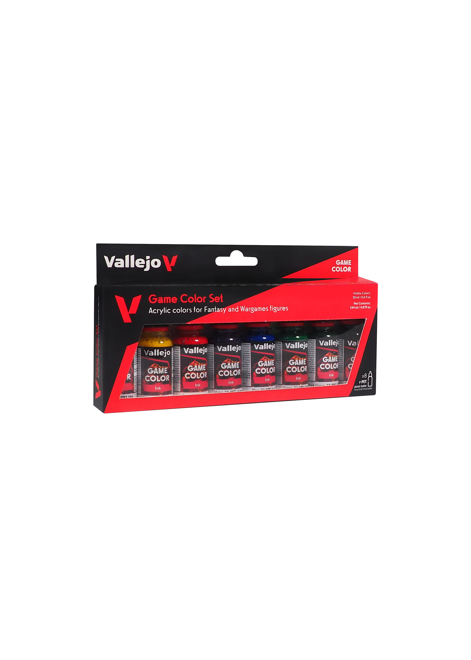 Vallejo VAL72296 Game Colour Ink Set (8pc)