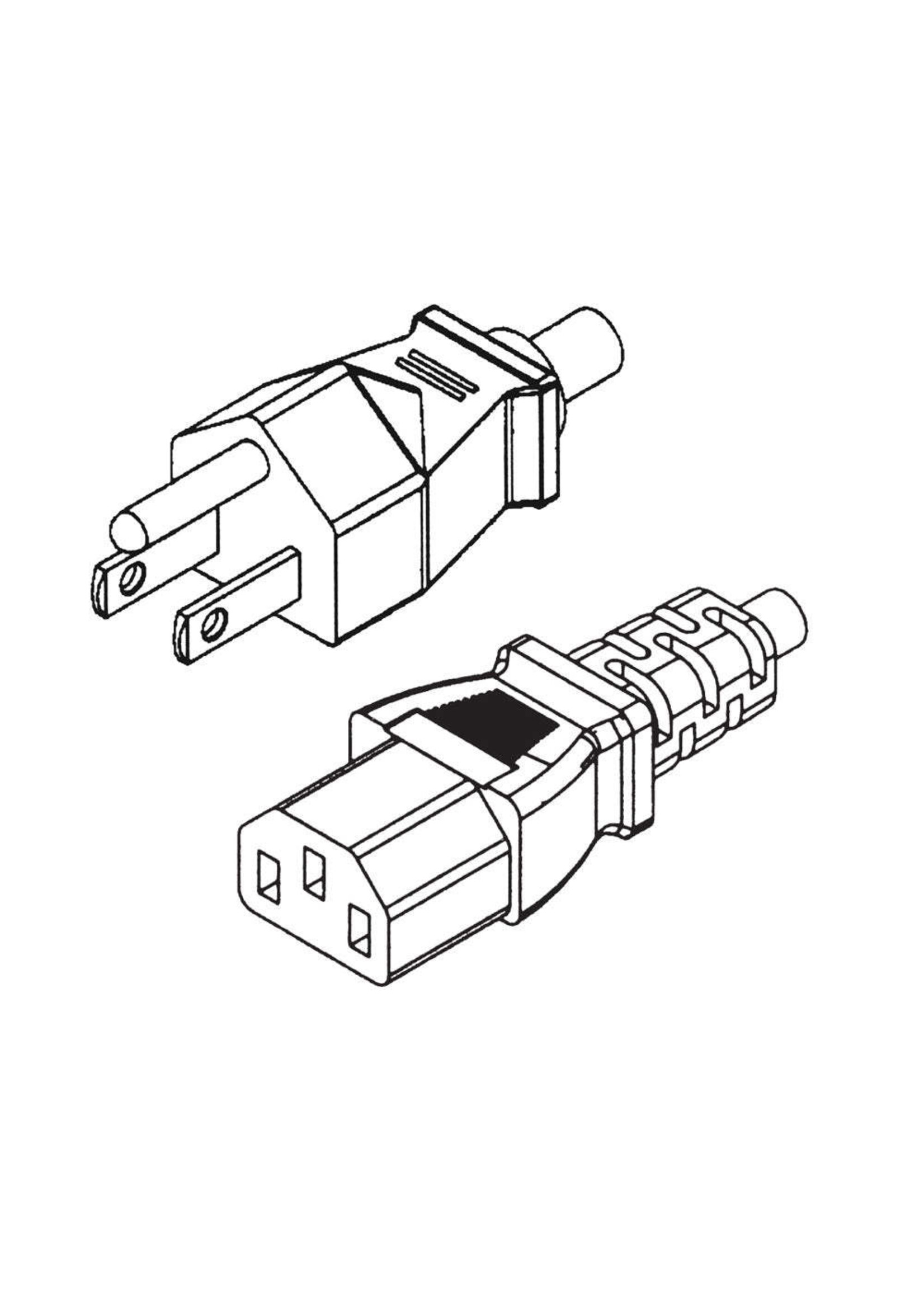 CSA Powercord - 10ft (Bulk)