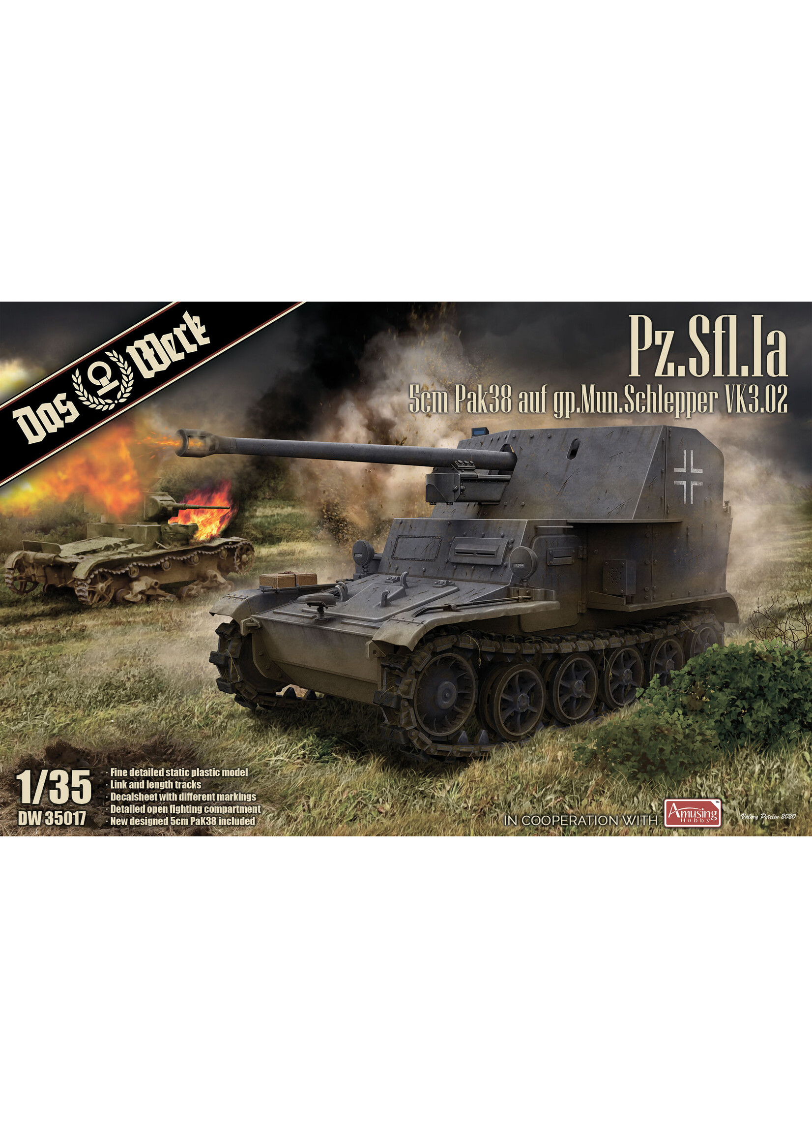 Das Werk DW35017 Pz.Sfl.Ia 5cm Pak (1/35)