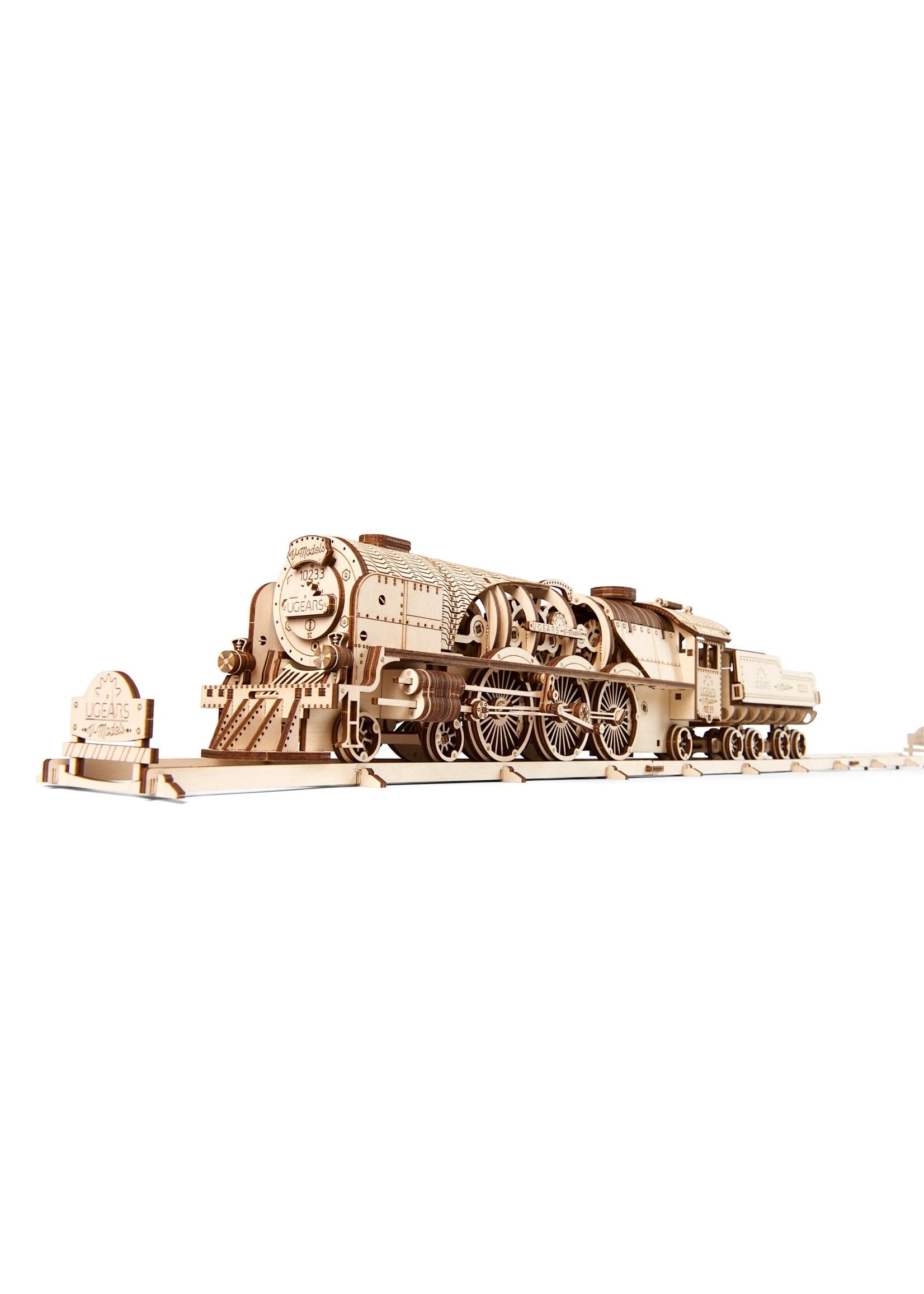 UGEARS UGR70058 V-Express Steam Train (538pc)
