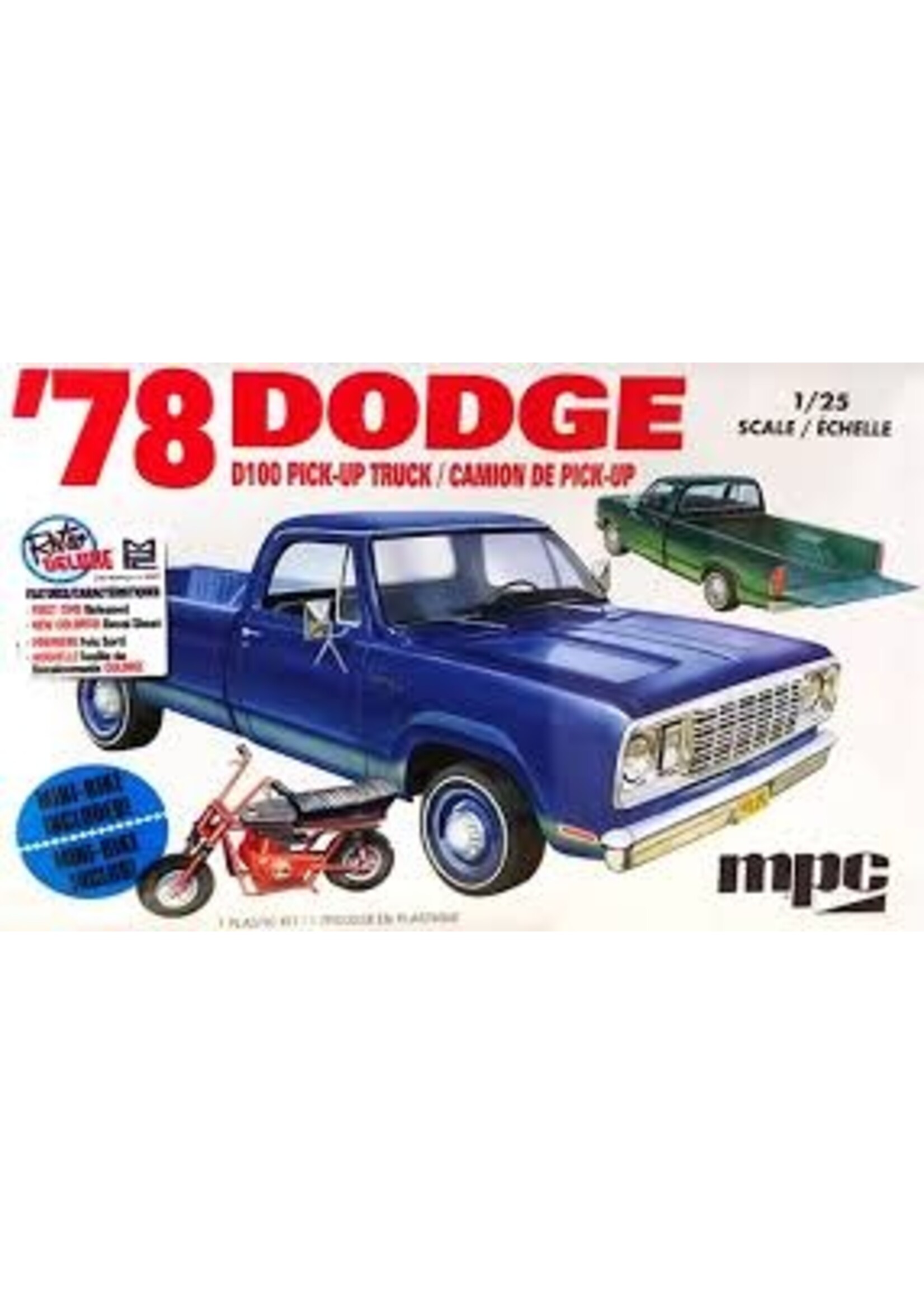 MPC MPC901 1978 Dodge D100 Custom Pickup (1/25)