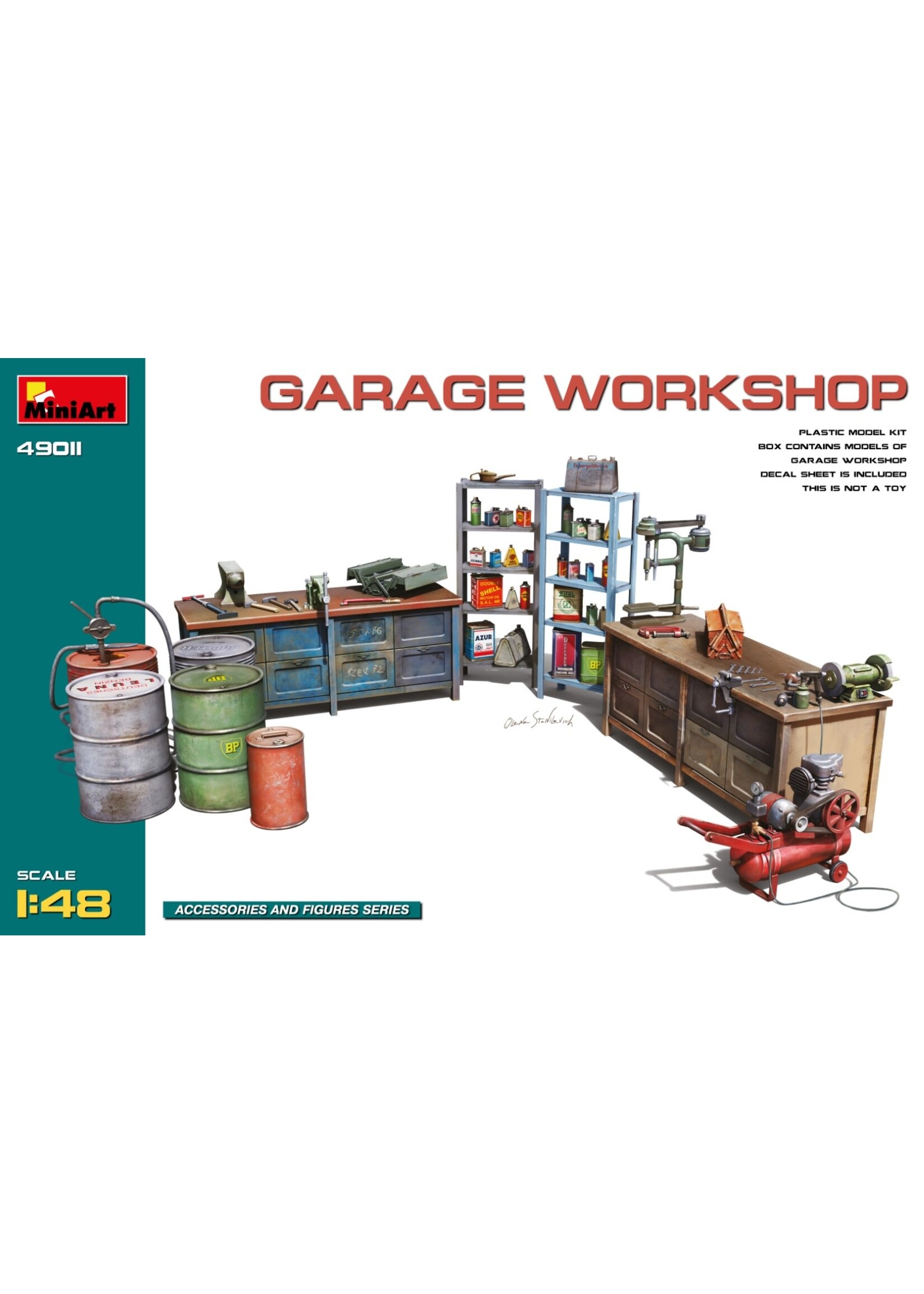 MiniArt MIART49011 Garage Workshop (1/48)