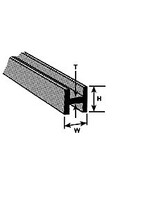 Plastruct PLA90067 Styrene ABS 3/8in H Column