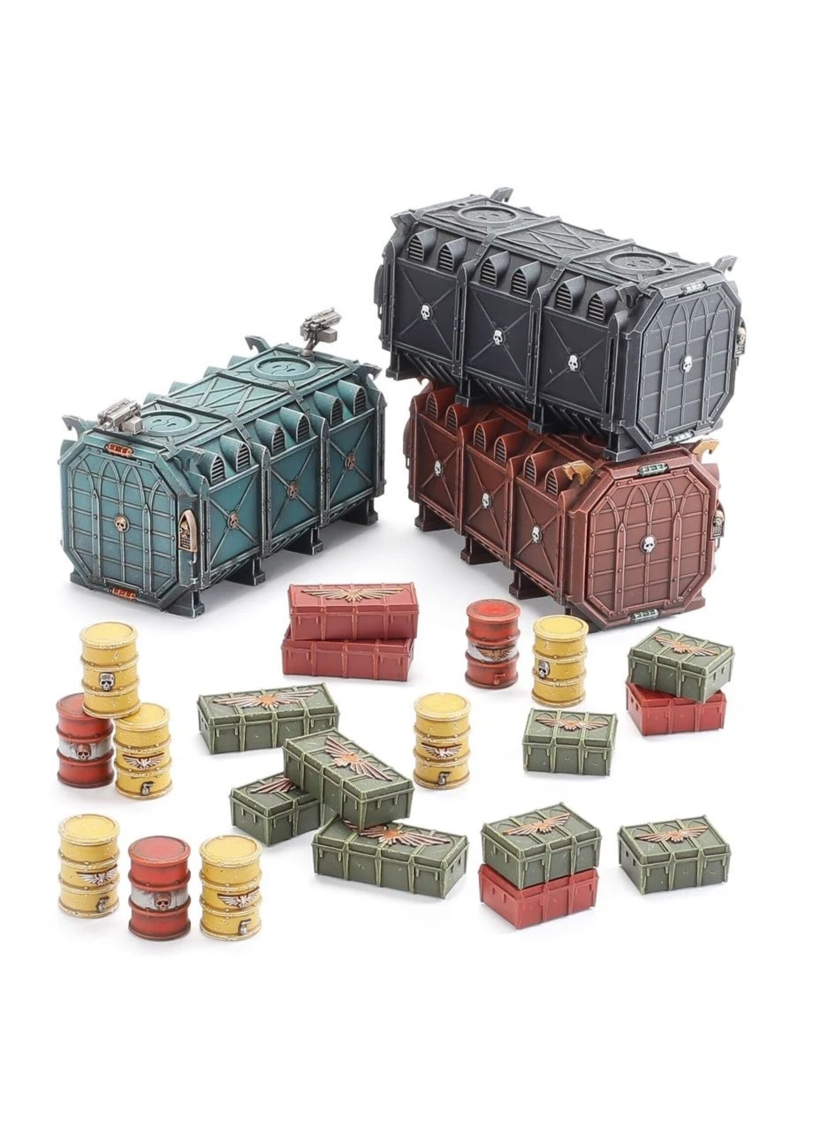 WH40K Battlezone Manufactorum Munitorum Armoured Containers