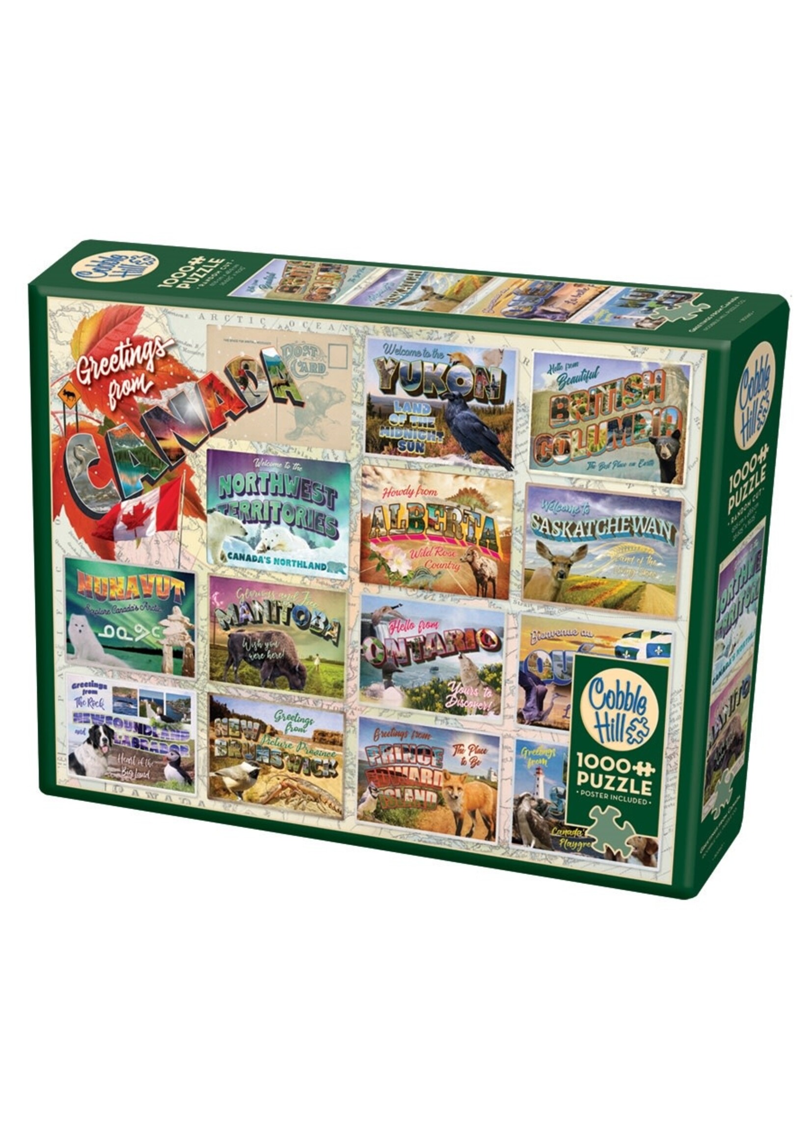 Cobble Hill CH40066 Greetings from Canada (Puzzle1000)