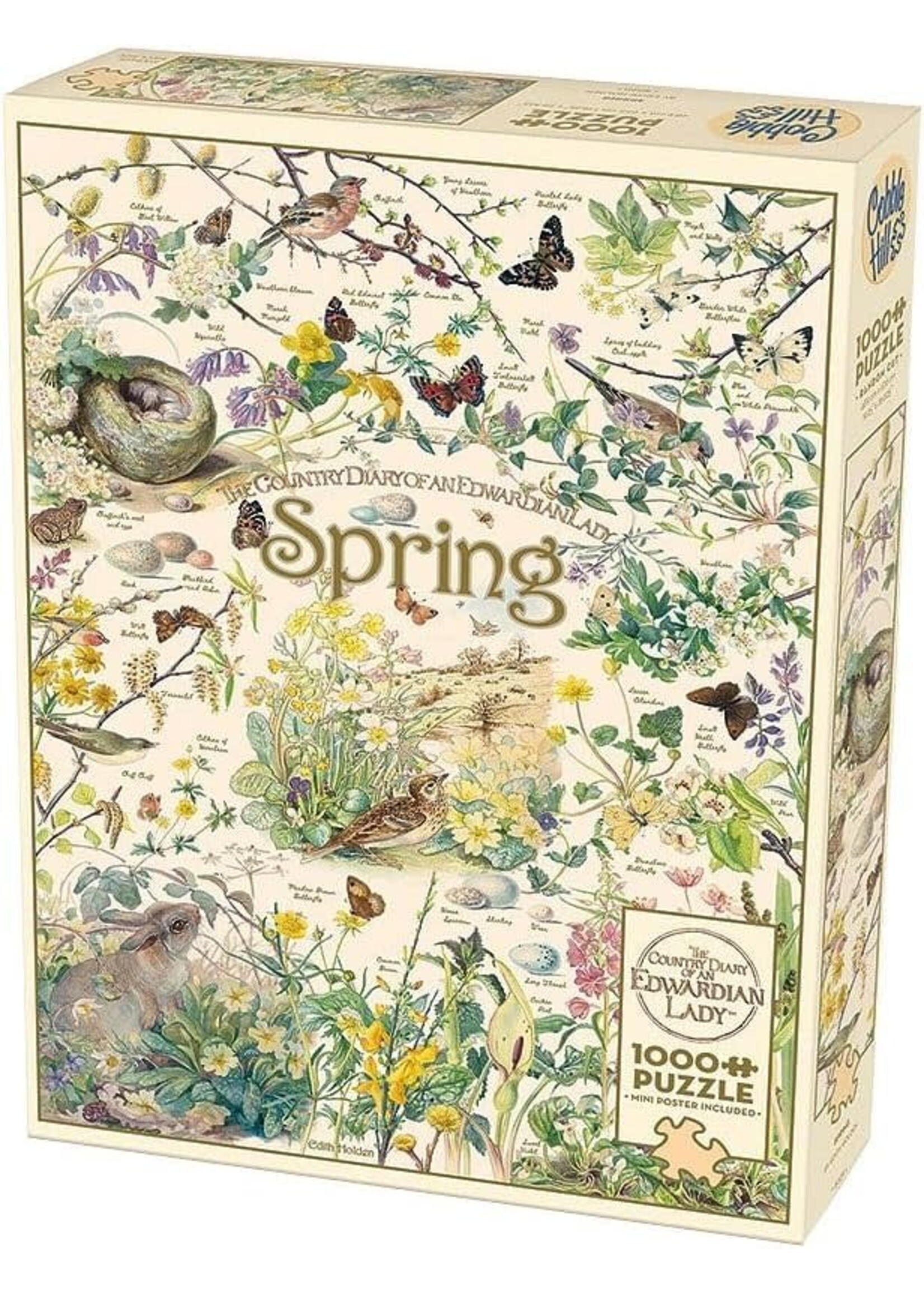 Cobble Hill CH40092 Country Diary Spring (Puzzle1000)