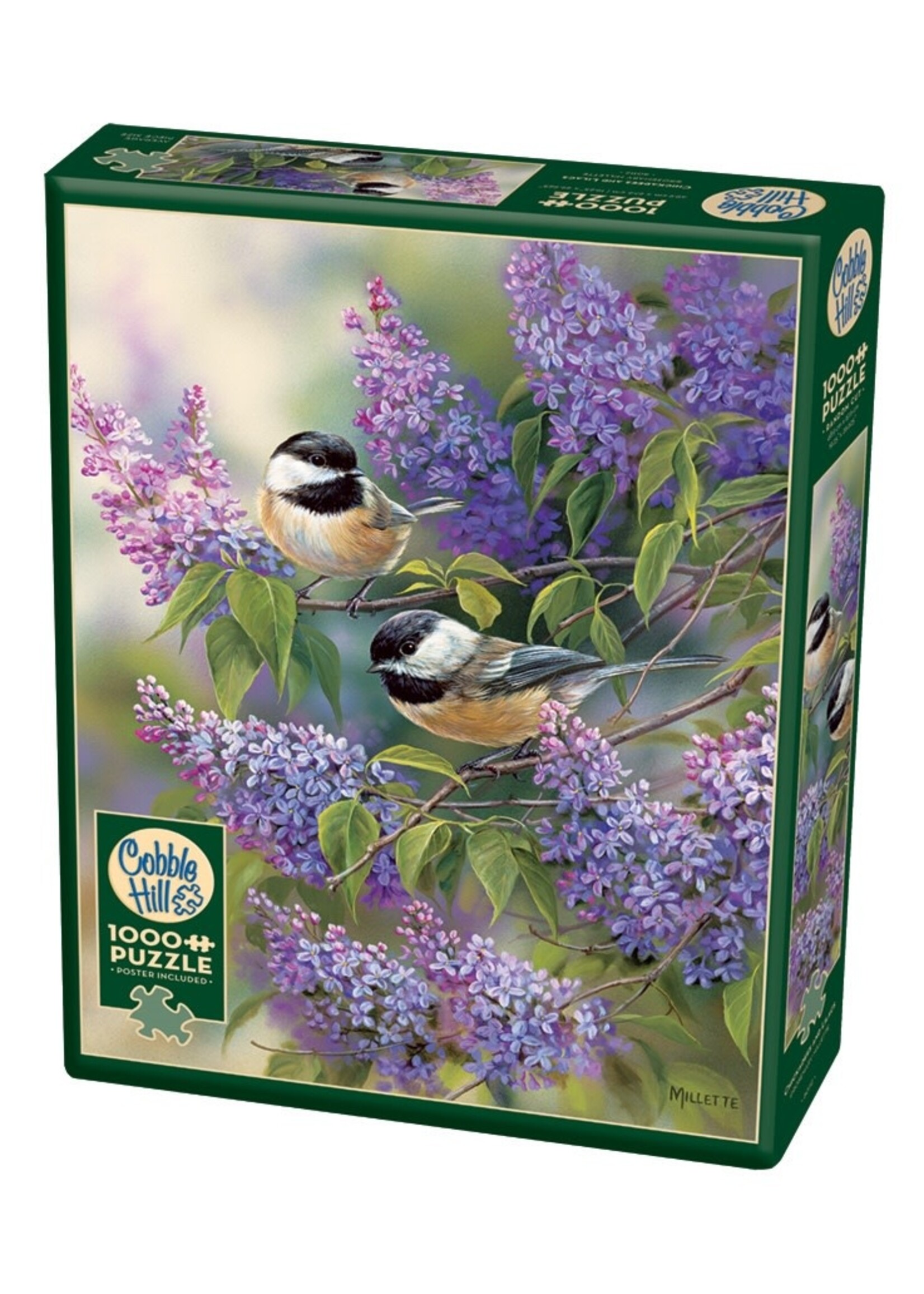 Cobble Hill CH40166 Chickadees and Lilacs (Puzzle1000)
