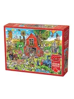 Cobble Hill CH44509 DoodleTown Farmyard Folly (Puzzle1000)