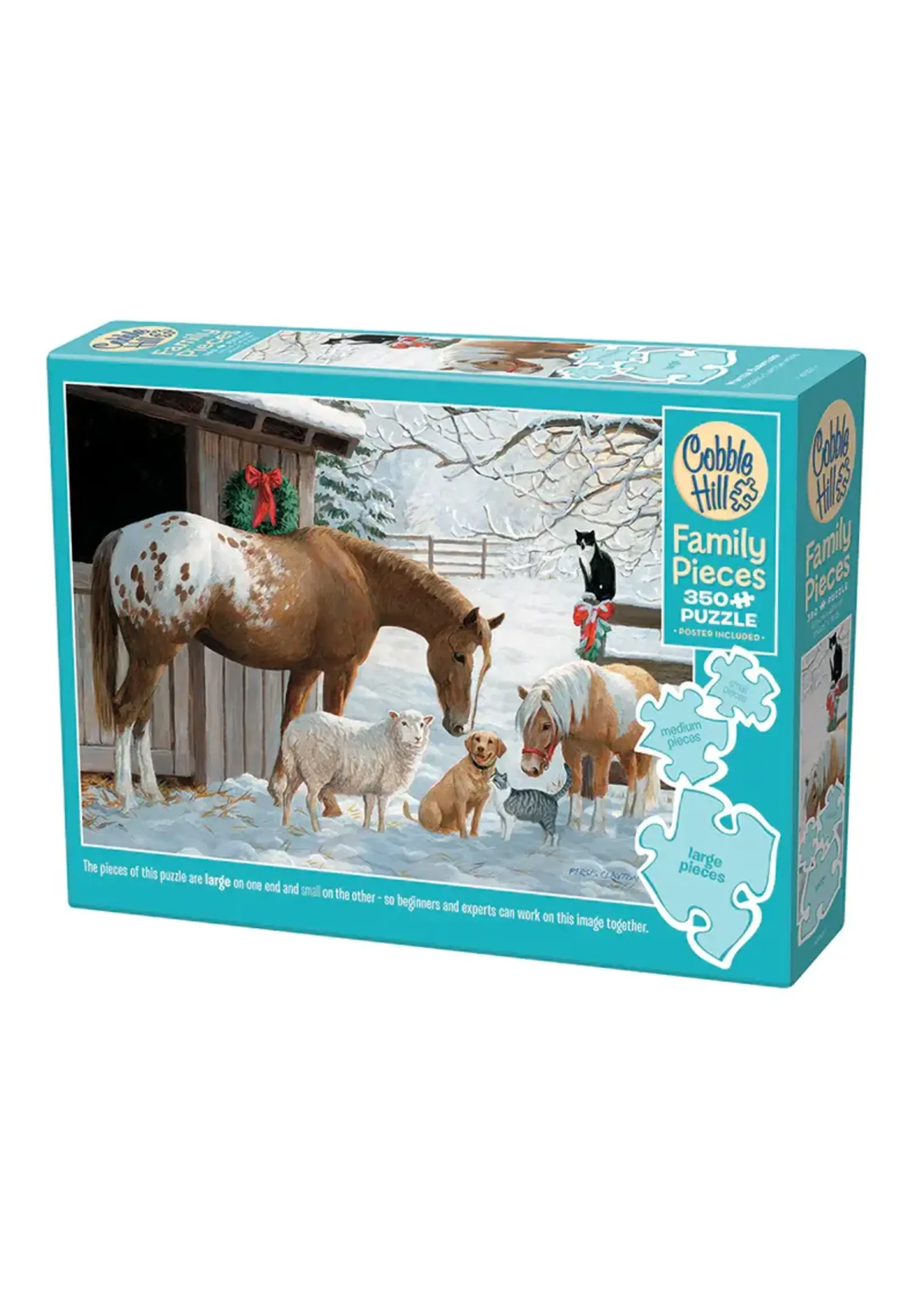 Cobble Hill CH47027 Winter Barnyard (Puzzle350)