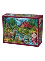 Cobble Hill CH49016 Red Roofed Cabin (Puzzle2000)