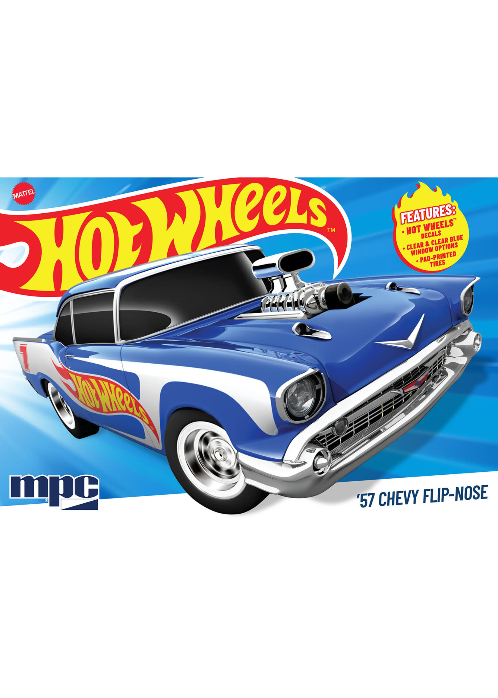 MPC MPC1031 1957 Chevy Sedan Flip Nose Hot Wheels (1/25)