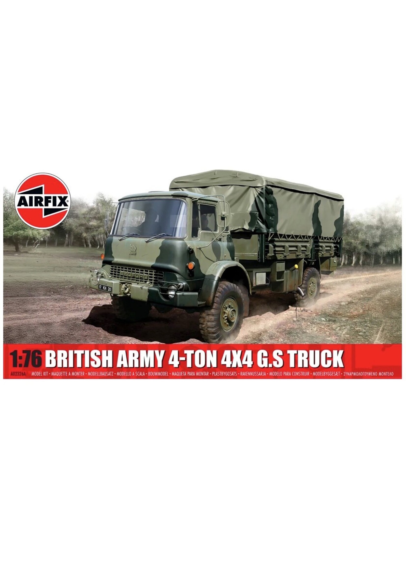 Airfix AIR2326A British Army 4 Ton 4x4 GS Truck (1/76)