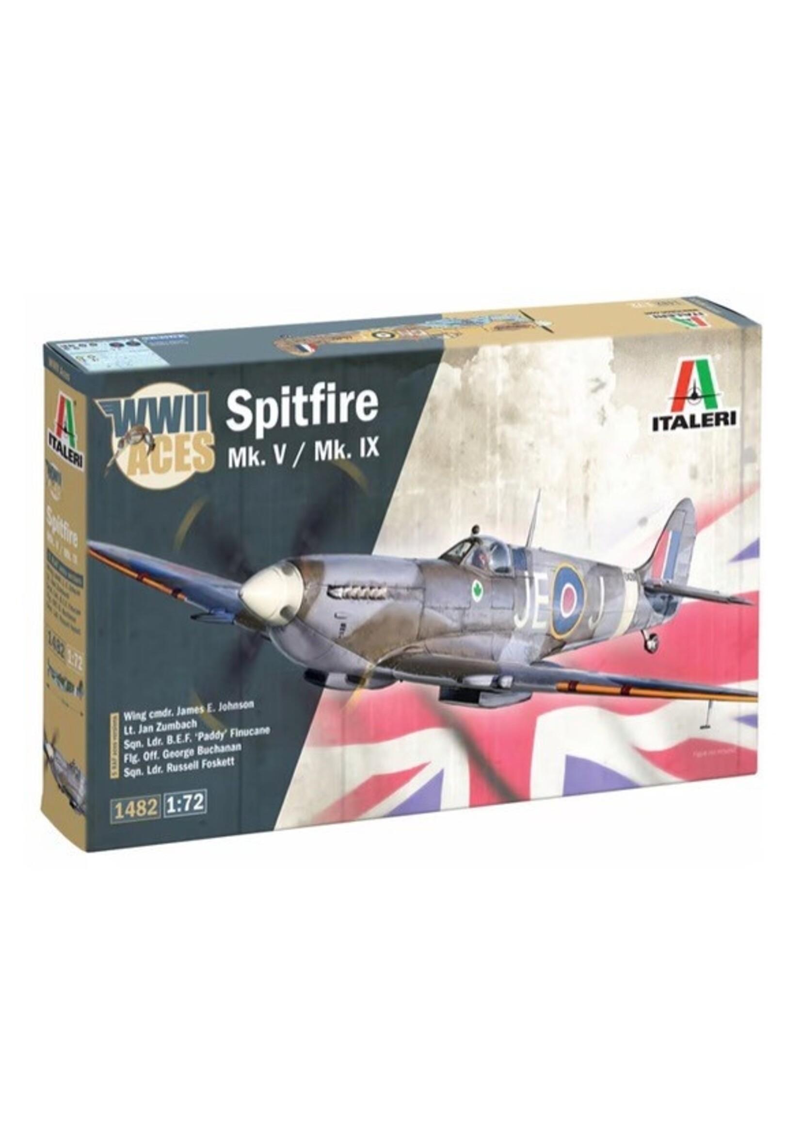 Italeri ITA1482 Spitfire Mk.V/Mk.IX (1/72)