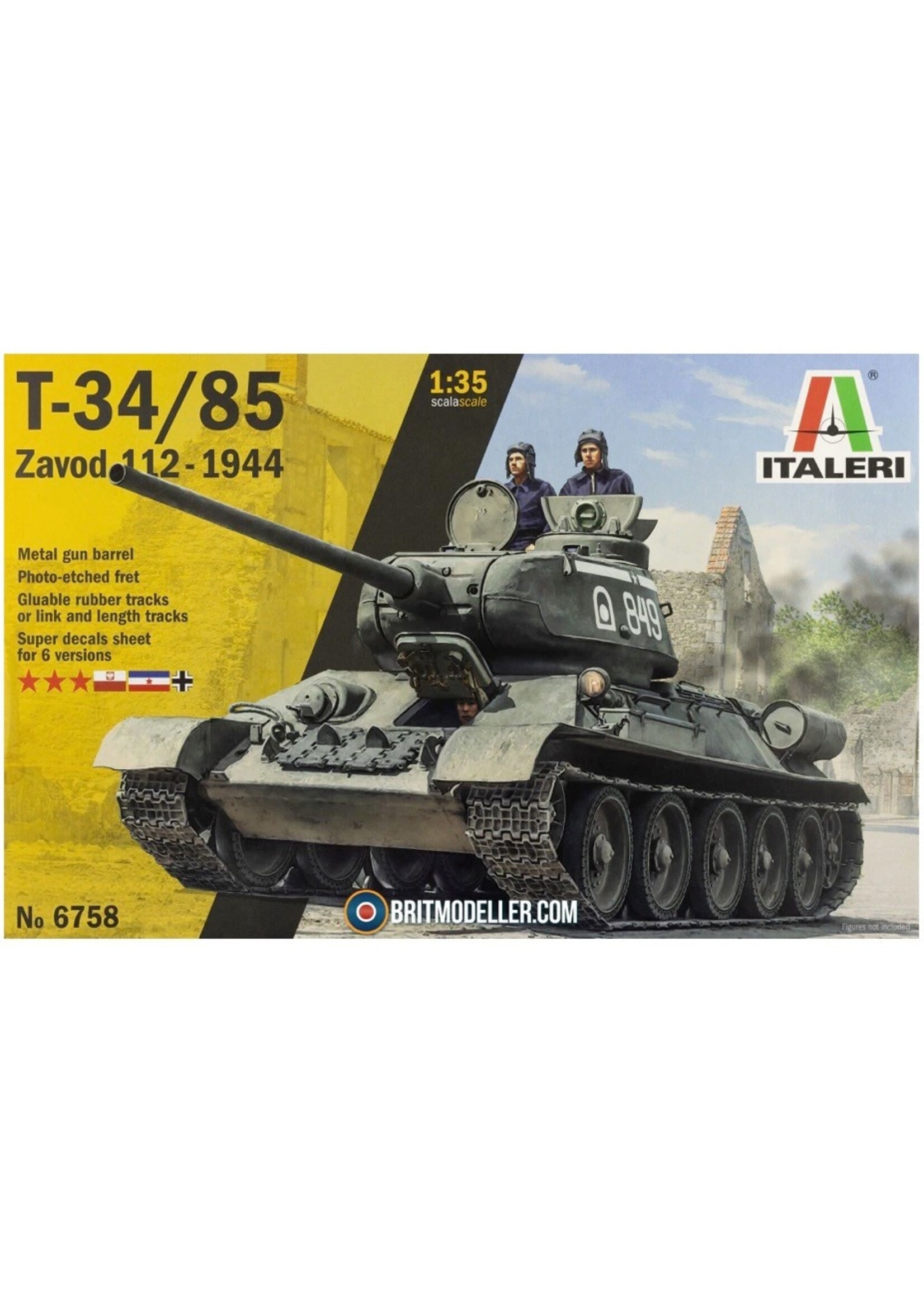 Italeri ITA6758 T34/85 Zavod 112-1944 (1/35)
