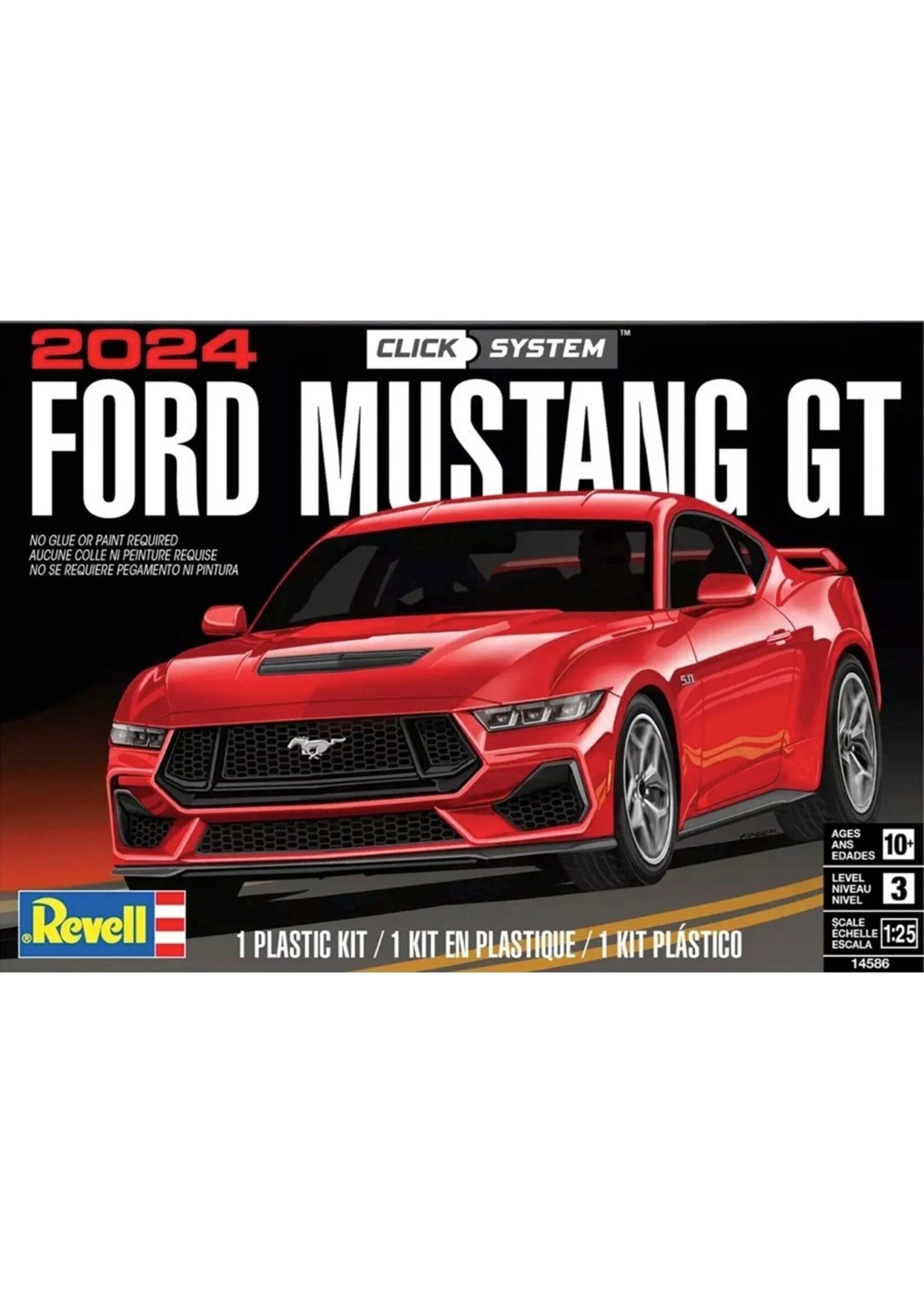 Revell REV4586 2024 Ford Mustang GT Click (1/25)