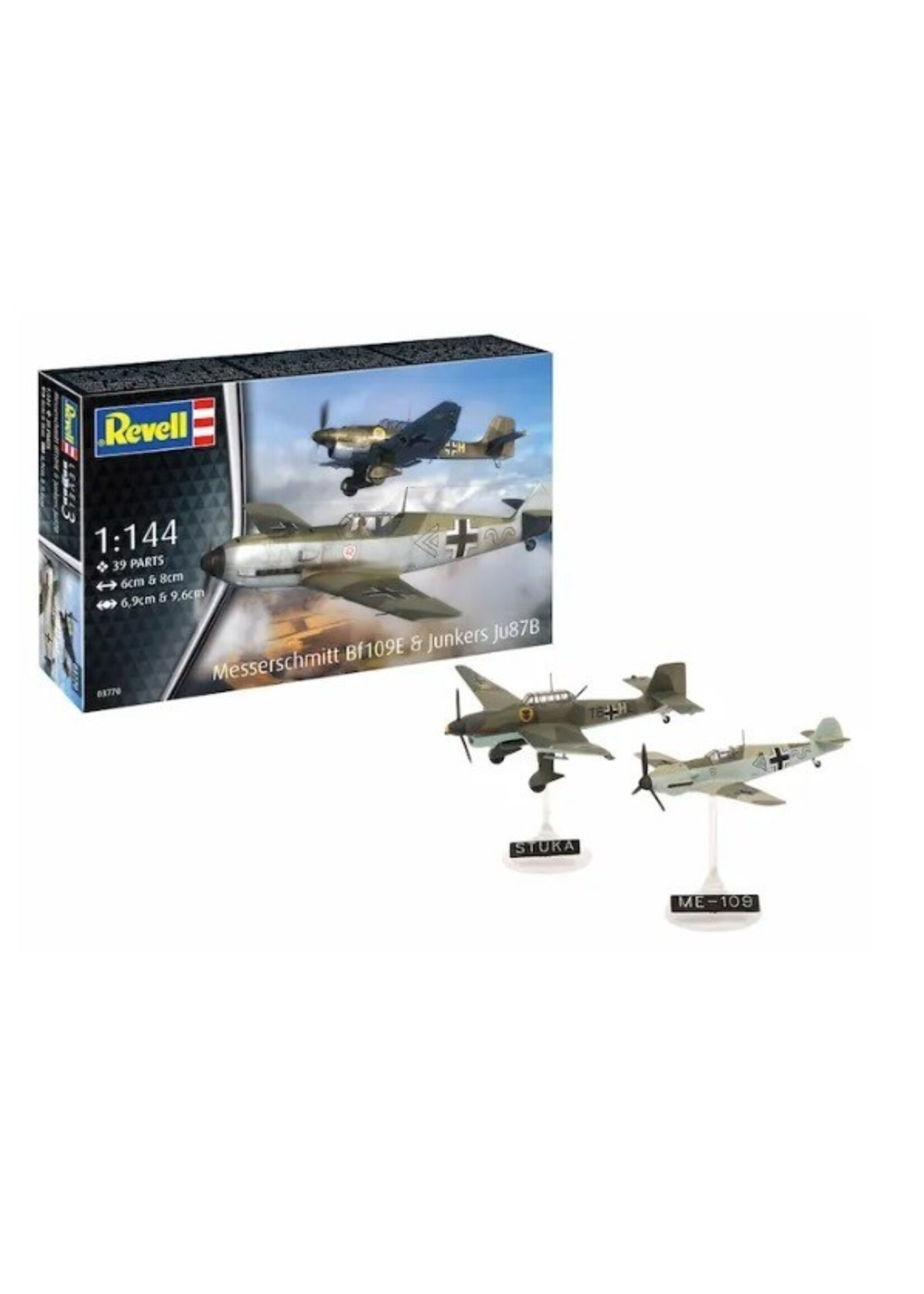 Revell Germany RVG3770 BF109E & JU87B (1/144)