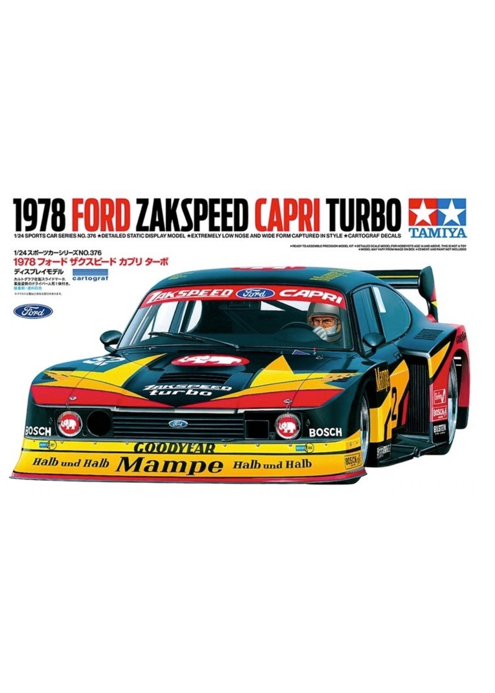 Tamiya TAM24376 1978 Ford Zakspeed Capri (1/24)
