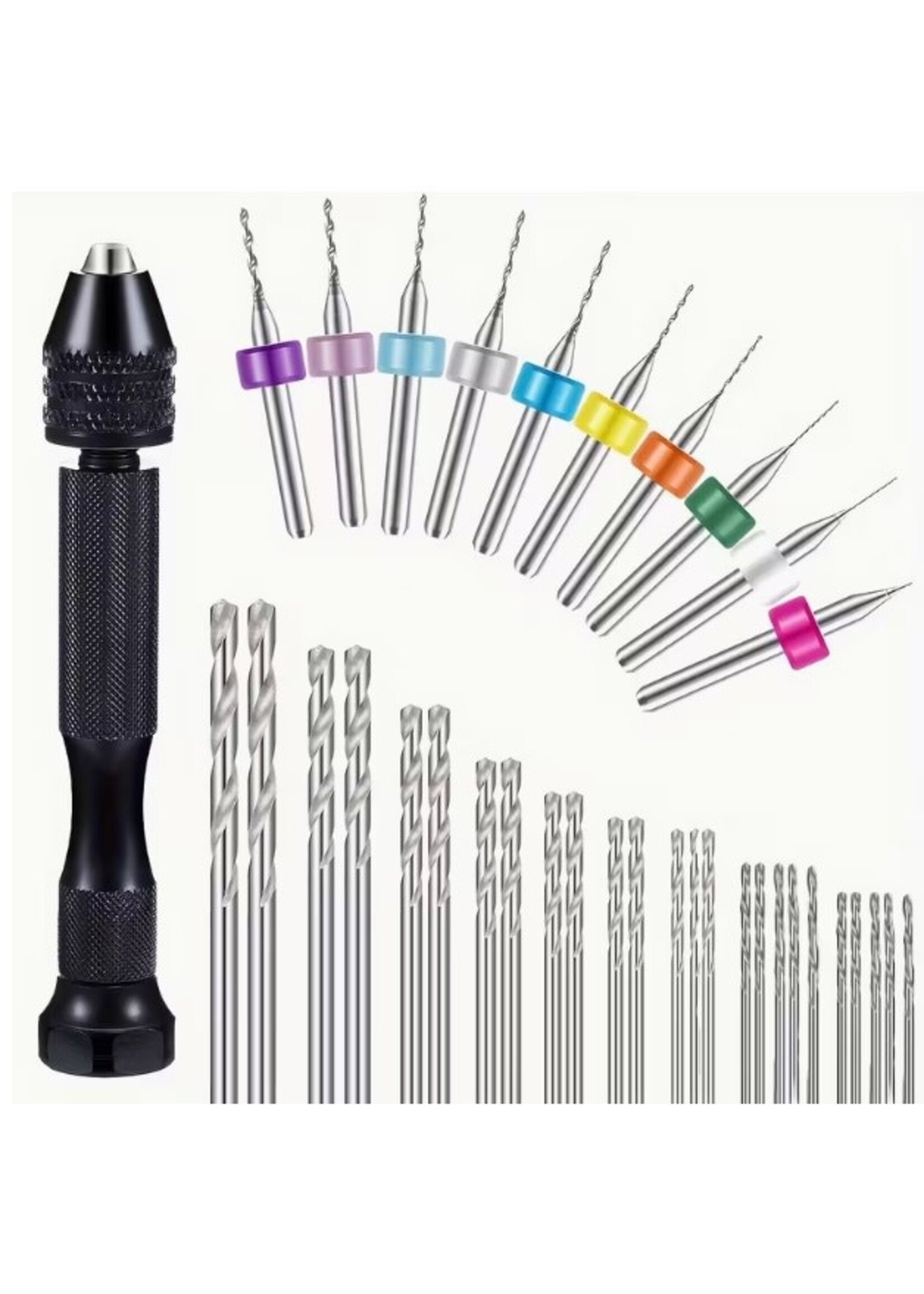 Pin Vice with Drill Bits (36pc)